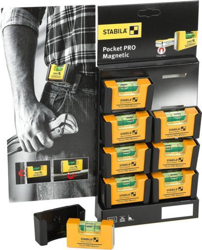 Produktbild Stabila Wasserwaage Pocket PRO Magnetic (7 cm)