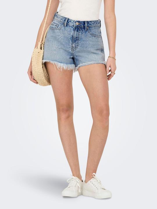 Immagine prodotto Only ONLGABI Hohe Taille Normal geschnitten Jeans-Shorts Jeans-Shorts (S)