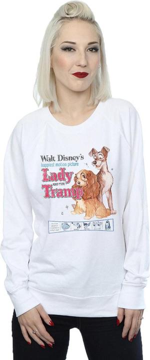 Produktbild Disney Lady And The Tramp Distressed Classic Poster Sweatshirt (L)