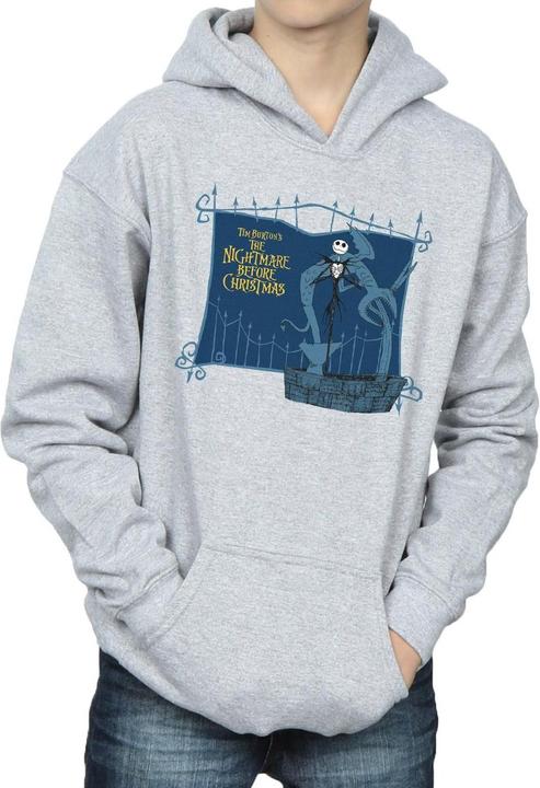 Actual product image Disney Boys Nightmare Before Christmas Jack And The Well Hoodie (128)