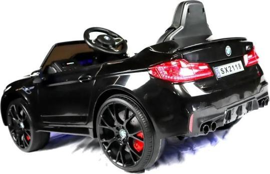 Image du produit Es-toys Voiture électrique pour enfants "BMW M5" - avec licence - batterie 24V, MP3, siège en cuir + EVA - (24 V)