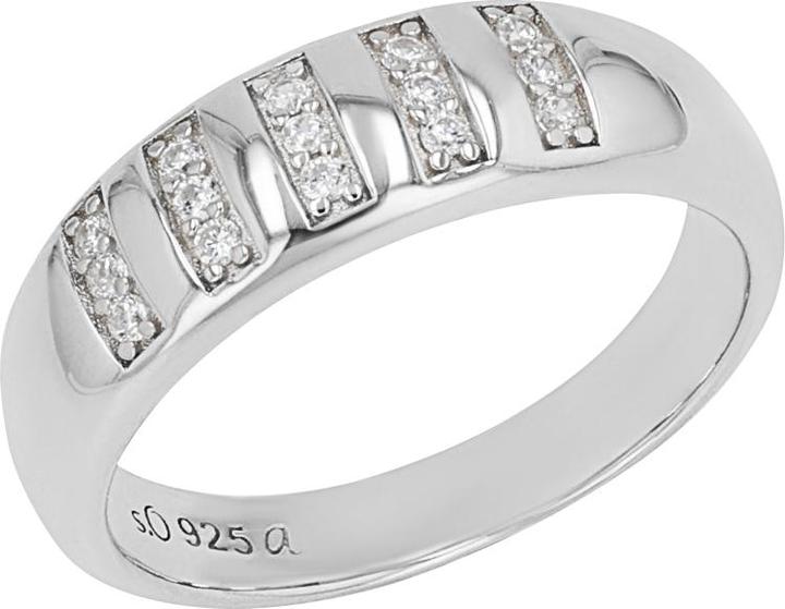 Immagine prodotto S.Oliver Anelli da donna, argento 925, zirconi sintetici. (52, 925 Argento)
