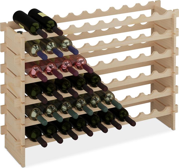 Immagine prodotto Relaxdays Weinregal (103 x 25 x 73 cm)
