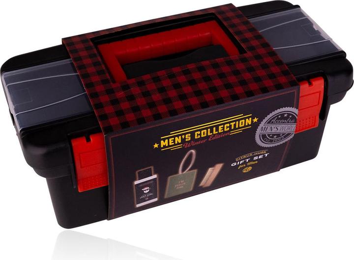 Immagine prodotto Accentra Set regalo per uomo MEN'S COLLECTION WINTER EDITION in una valigetta porta attrezzi (Set di manicure)