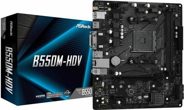 Produktbild AsRock B550M-HDV (AM4, AMD B550, mATX)