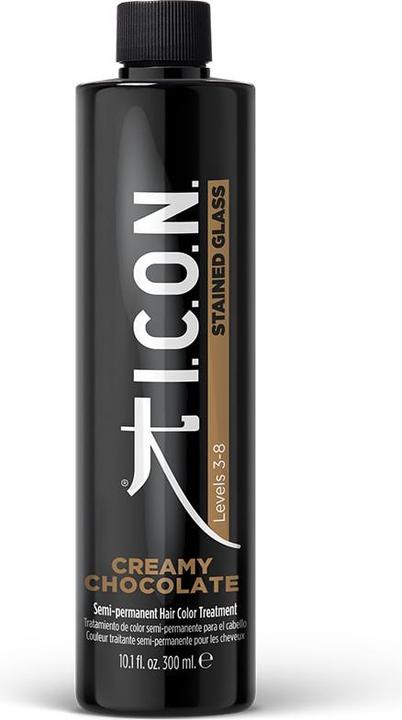Image du produit I.C.O.N. STAINED GLASS CREAMY CHOCOLATE niveaux semi-permanents 3-8 300 (3-8)
