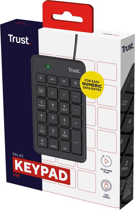 Immagine prodotto Trust Xalas (Tastierino numerico, Cablato)