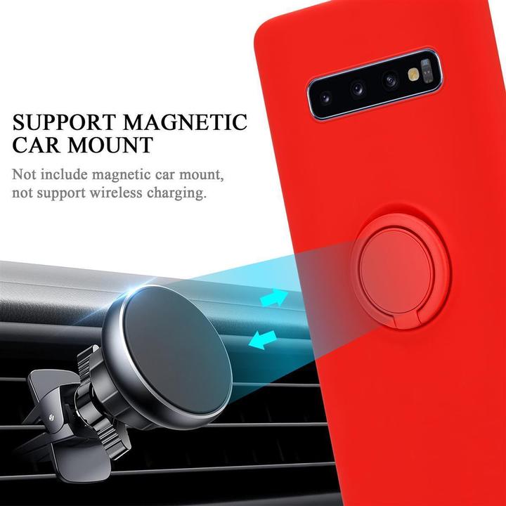 Image du produit Cadorabo TPU Liquid Ring Silicone Case Cover (Samsung Galaxy S10+)