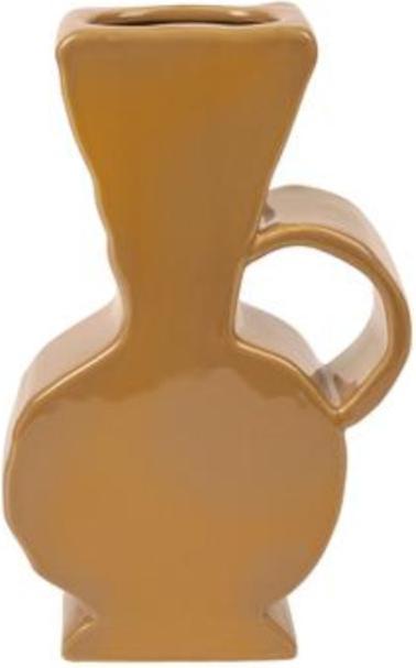 Actual product image Broste Copenhagen Etta Vase Cinnamon Sand 19x8x30cm (1 x)