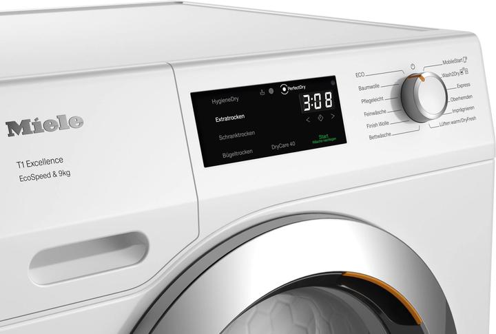 Produktbild Miele Wärmepumpen-Trockner TEH795 WP EcoSpeed&9kg (9 kg, Links)