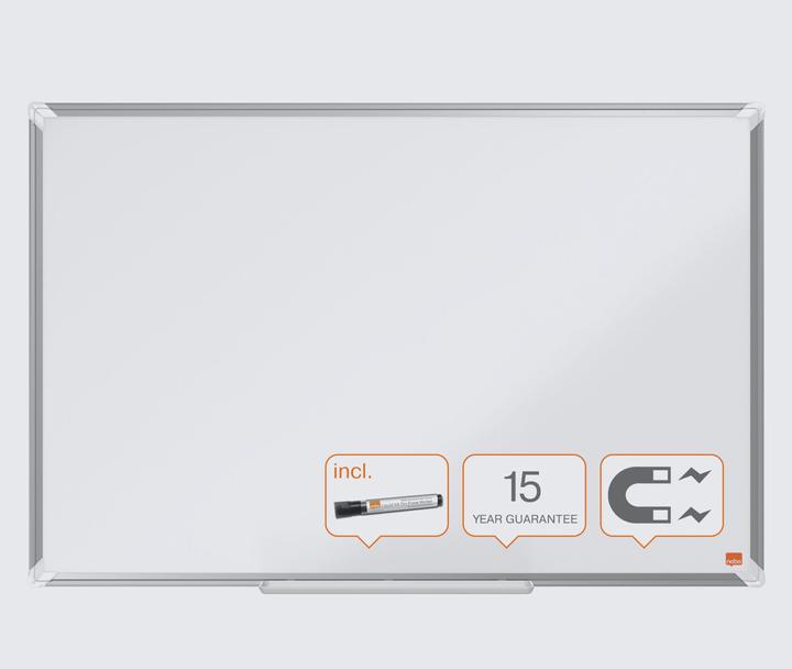 Actual product image Nobo Whiteboard Premium Plus Steel Nano Clean (1200 x 900 mm)