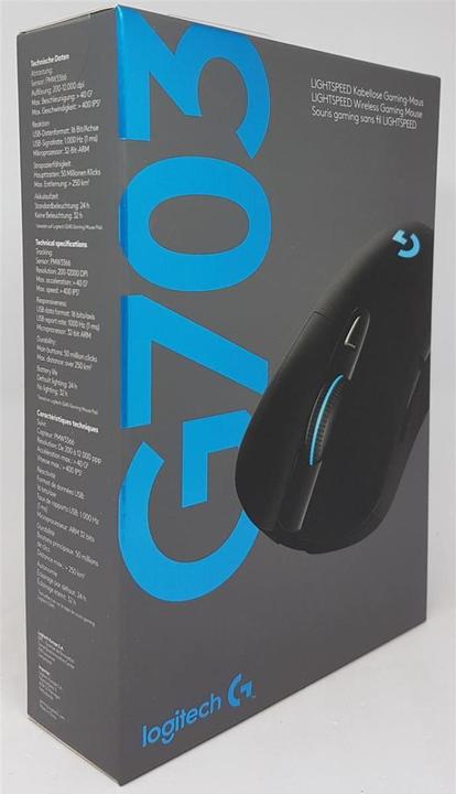 Actual product image Logitech G G703 Lightspeed (Cable, Wireless)