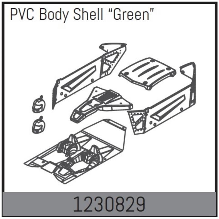 Immagine prodotto Absima Set corpo - Verde