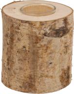 Ootb Tronco d'albero decorativo con inserto portaca (10 x 10 x 8 cm)