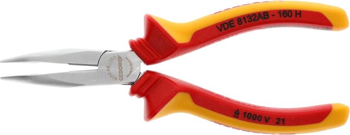Immagine prodotto Gedore VDE 8132 AB-160 H VDE Pinza a becchi piatti con copertura isolante 160 mm (160 mm)
