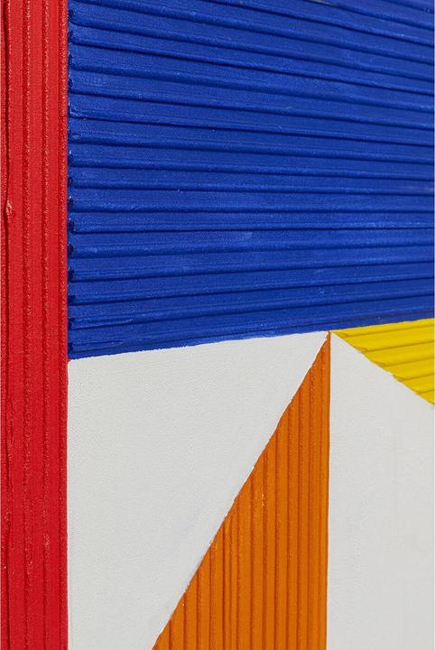 Produktbild Kare Design Leinwandbild Art Triangles Gelb 100x100cm (100 x 100 cm)