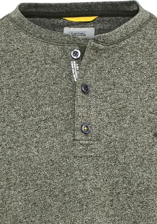 Immagine prodotto Camel Active Camicia henley a maniche lunghe in misto cotone sostenibile (S)