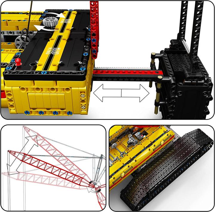 Actual product image Mould King Crawler crane LR13000