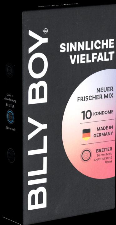 Produktbild Billyboy Billy Boy «Sinnliche Vielfalt» 10 gemischte Kondome im gefühlvollen Kondomsortiment (10 Stk.)