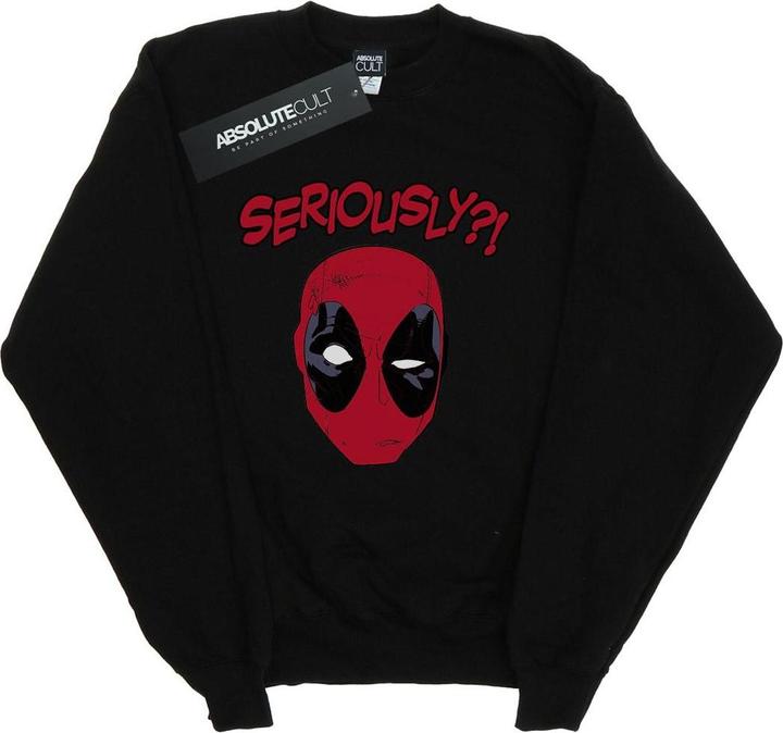 Actual product image Womens/Ladies Deadpool Seriously Sweatshirt (S)