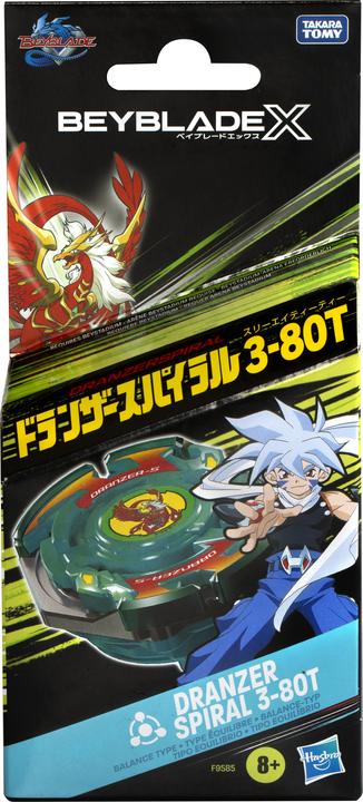 Produktbild Hasbro Beyblade X Dranzer Spiral 3-80T (Deutsch, Englisch, Französisch, Italienisch, Schweizerdeutsch)