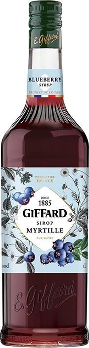 Actual product image Giffard Blueberry syrup (Myrtille)