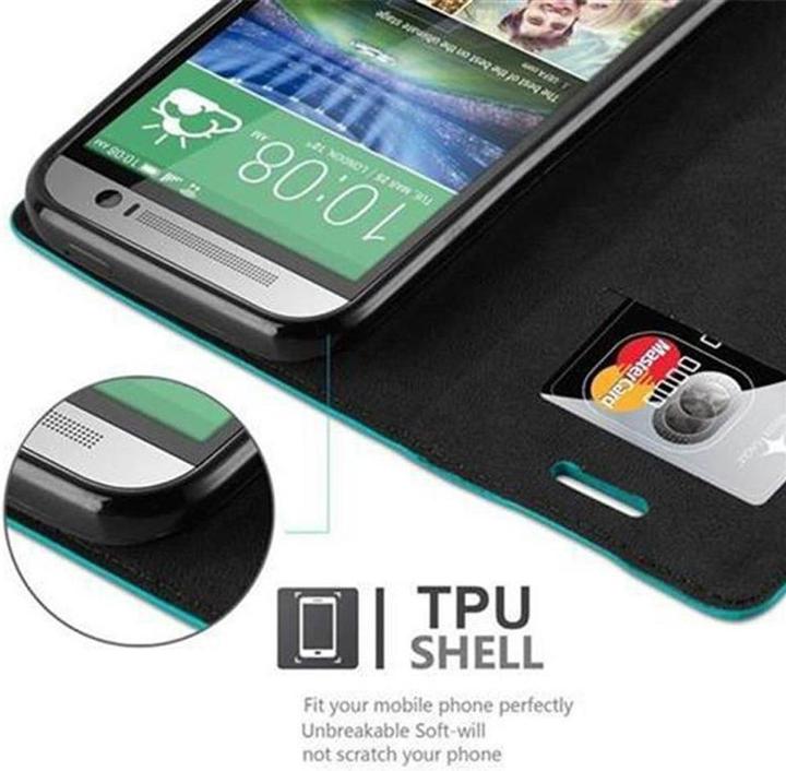 Productafbeelding Cadorabo Boek Onzichtbare Magneethoes (HTC One M8)