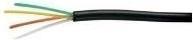 Actual product image Shiverpeaks Telephone round cable 4-wire black 100mcoil