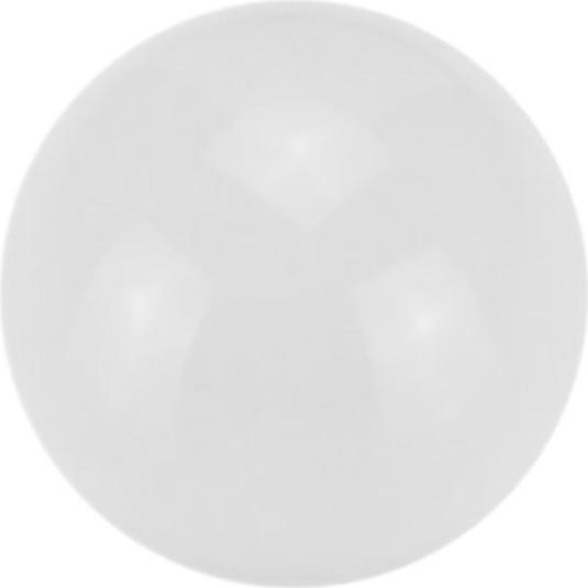 Actual product image Star Piercing Micro sphere Pure White (without brass, Surgical steel 316L)