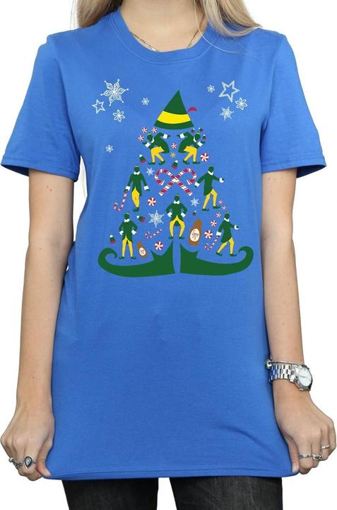 Immagine prodotto Elf Christmas Tree Maglietta Ampia Donna (3XL)
