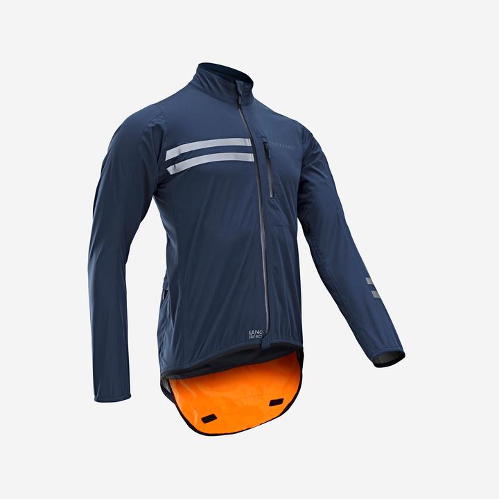Produktbild Van rysel Men's Road Cycling Rainproof Long-Sleeved Jacket- EDR - Blue (S)