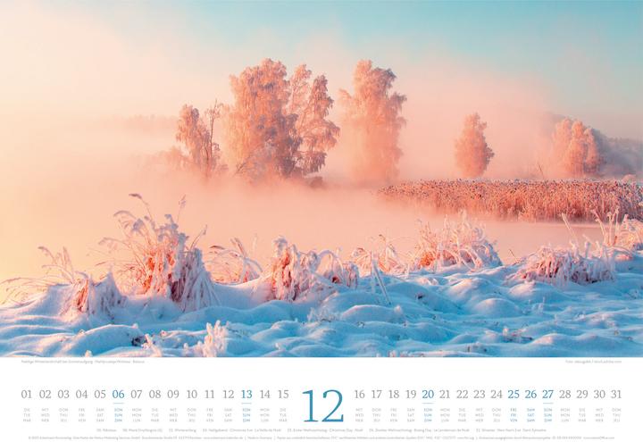 Produktbild Harmonie Kalender 2026 (45 x 33 cm, Harter Einband, Deutsch, Französisch, Englisch)
