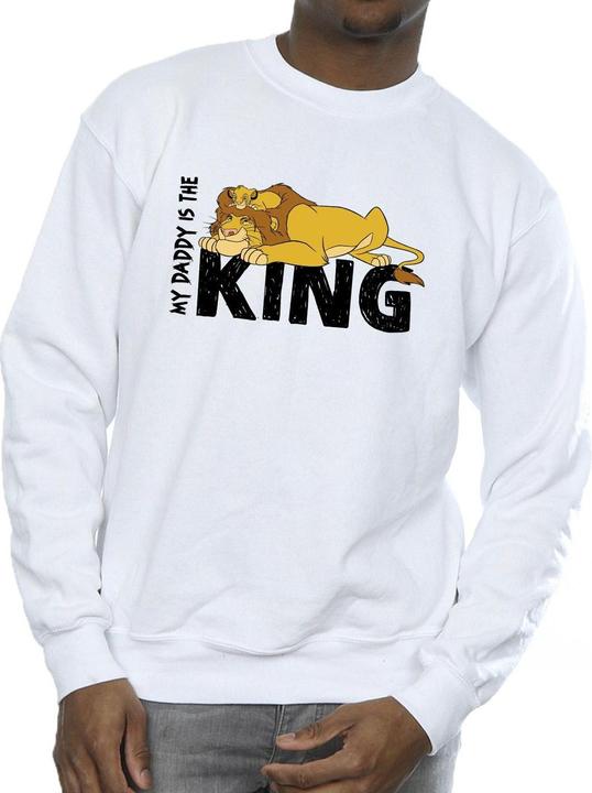 Actual product image Disney Mens The Lion King Daddy Is King Sweatshirt (XL)