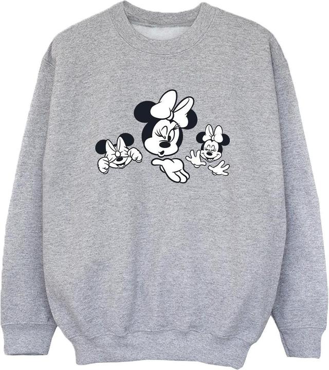 Disney Minnie Mouse Three Faces Sweatshirt Jungen