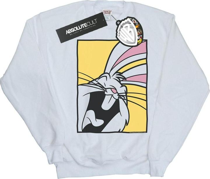 Actual product image Looney Tunes Womens/Ladies Bugs Bunny Laughing Sweatshirt (M)