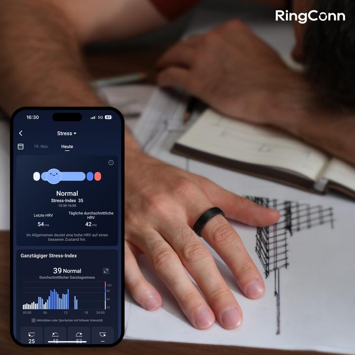 Actual product image RingConn Smart Ring (Gen2) (6, Gold)