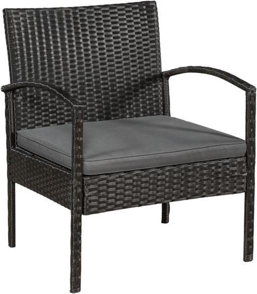 Actual product image Juskys Trinidad polyrattan seating group