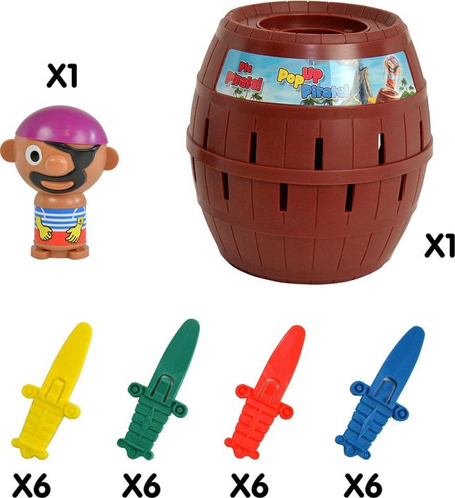 Actual product image Tomy Pop-Up Pirate! (German, French)