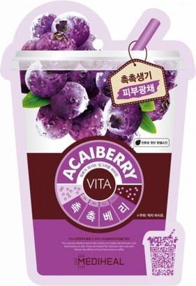 Mediheal Vita Acaiberry Mask Energizing And Toning Mask With Acai Berries 20Ml (20 ml)