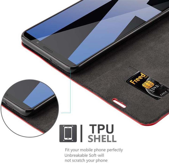 Actual product image Cadorabo Book Invisible Magnet Cover (Mate 10 Pro)