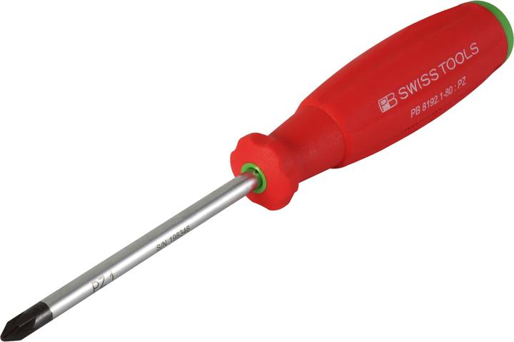 Actual product image PB Swiss Tools Screwdriver Pozi PB8192 SWISSGRIP (Pozidriv cross recess (PZ))