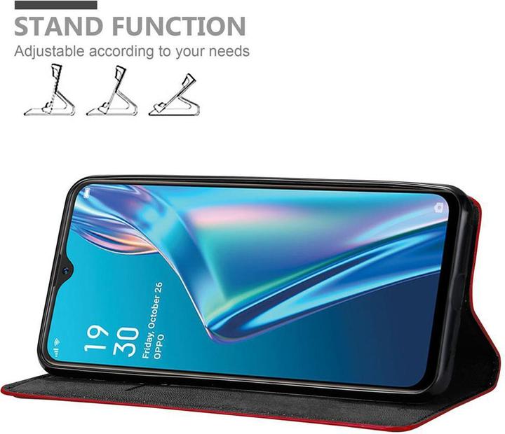 Productafbeelding Cadorabo Boek Onzichtbare Magneethoes (Oppo A12)