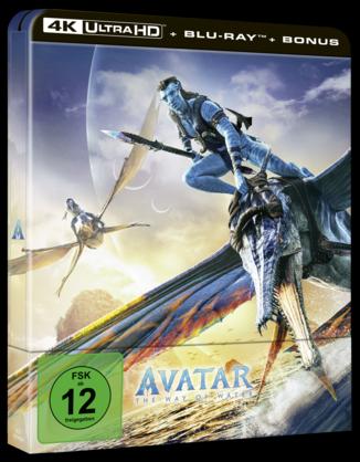 Image du produit Disney Interactive Studios Avatar - The way of water - UHD + BD + Bonus Steelbook (Blu-ray, 2023, Allemand, Espagnol, Italien, Français)