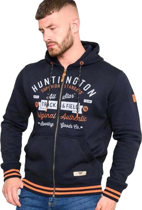 Actual product image DUKE D555 Mens Flanders Printed Full Zip Hoodie (XL)