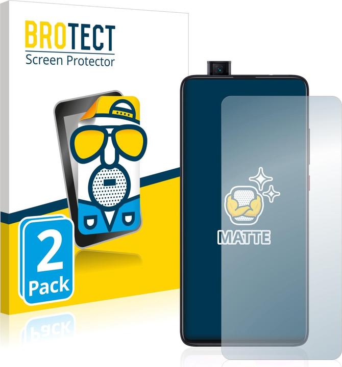Produktbild BROTECT Entspiegelungs-Schutzfolie Displayschutz Matt (2 Stück, Xiaomi Mi 9T Pro)