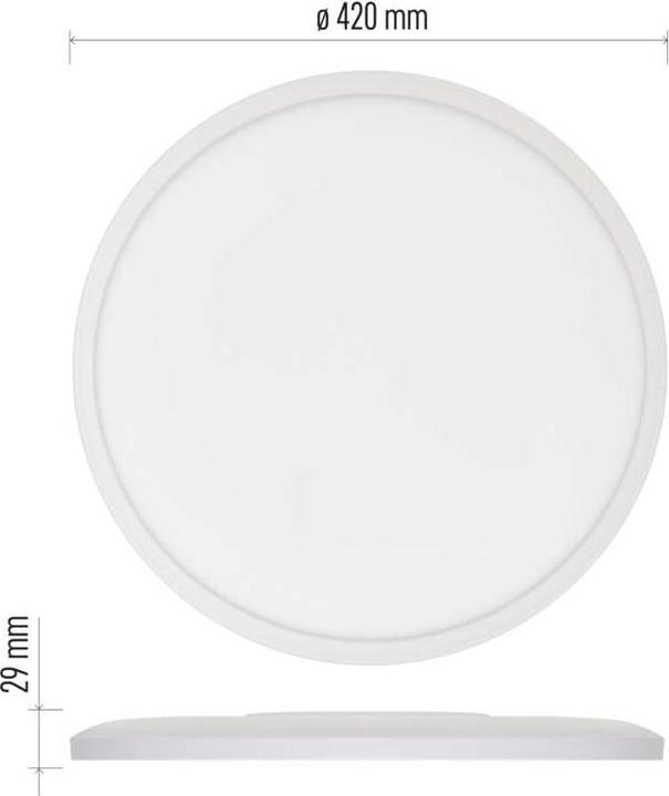 Immagine prodotto Emos Lampada a LED a plafone FLORI rotonda, bianca, 22W, bianco neutro (2200 lm)