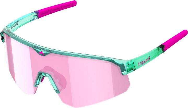 transp neon turquoise-brown