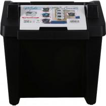 Actual product image Tontarelli vertical bin with handle moda 28l white/black (28 l)