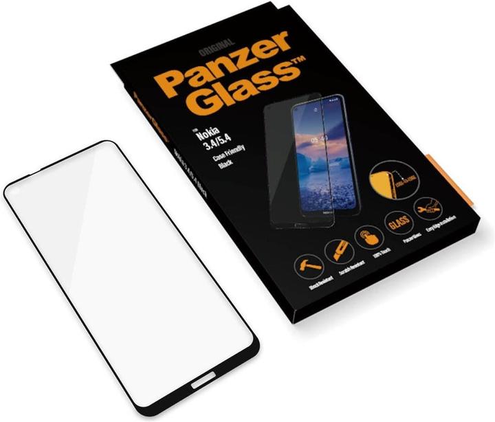 Actual product image PanzerGlass Edge-to-Edge (1 Piece, Nokia 5.4, Nokia 3.4)