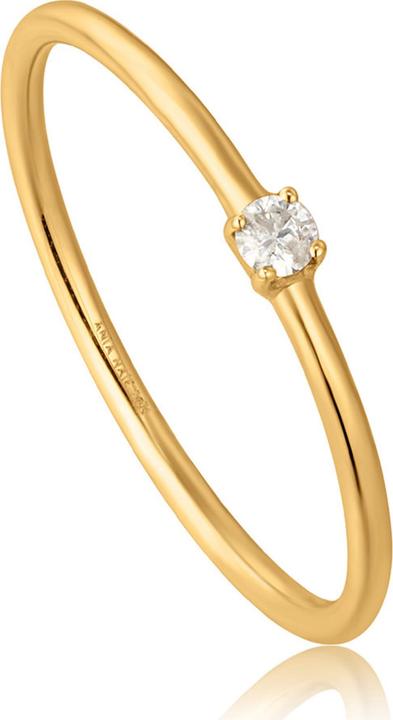 Produktbild Ania Haie 14kt Gold Solitaire Diamond Ring (57, 585/14 K Gold)